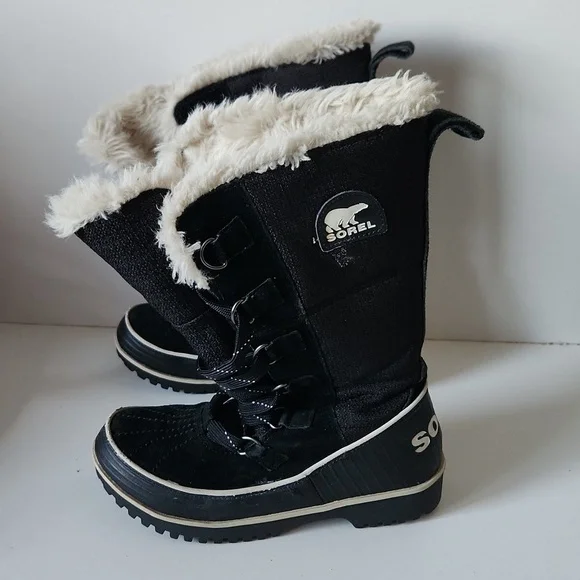 SOREL | Tivoli High II Shell Boots black sz 6 - Picture 2 of 5